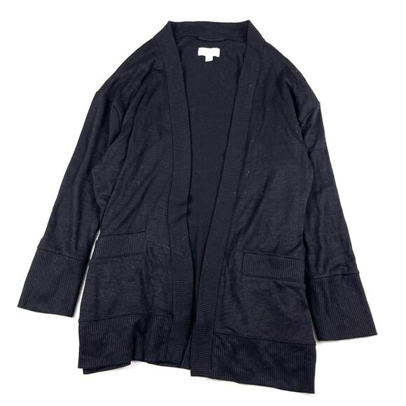 Gap Love by Gap True Black Supersoft Open Cardigan - Picture 3 of 3